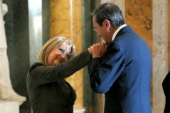 8 February 2012 National Assembly Speaker Prof. Dr Slavica Djukic Dejanovic and the Speaker of the Chamber of Deputies of the Italian Parliament Gianfranco Fini